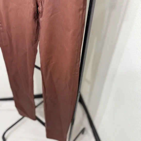 Joe's Jeans The Charlie Cinnamon Faux Leather Pants NWT - Picture 6 of 12